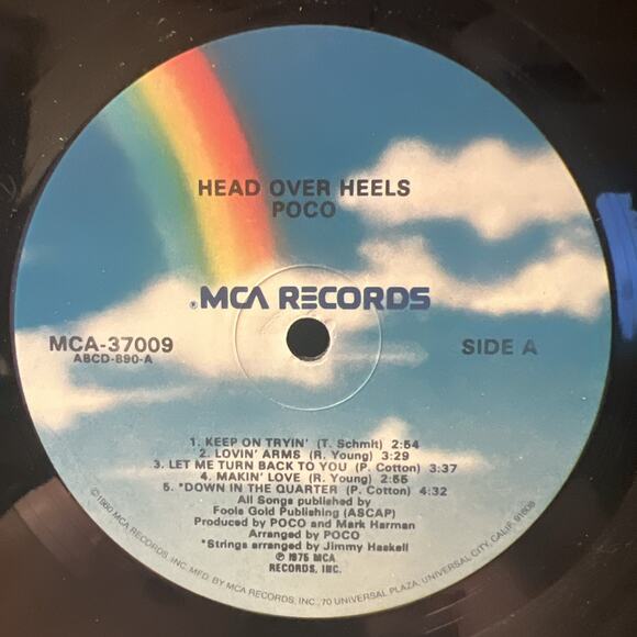 POCO - Head Over Heels (ABC) - 12" Vinyl Record LP - VG++ ULTRASONIC CLEAN! - Picture 4 of 8